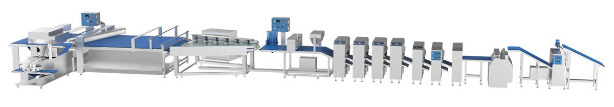 Линия для производства китайских гамбургеров, JH-1801